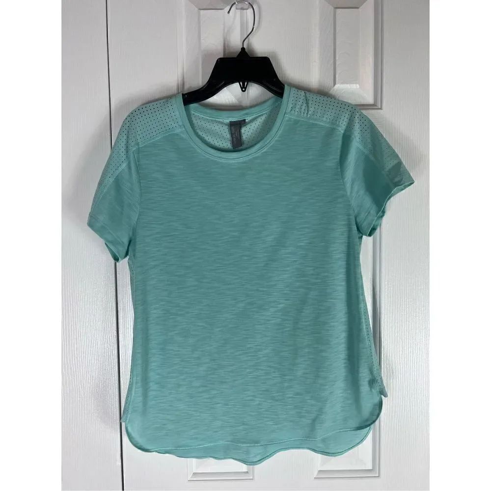 Sweaty Betty Womens Teal Blouse Size M